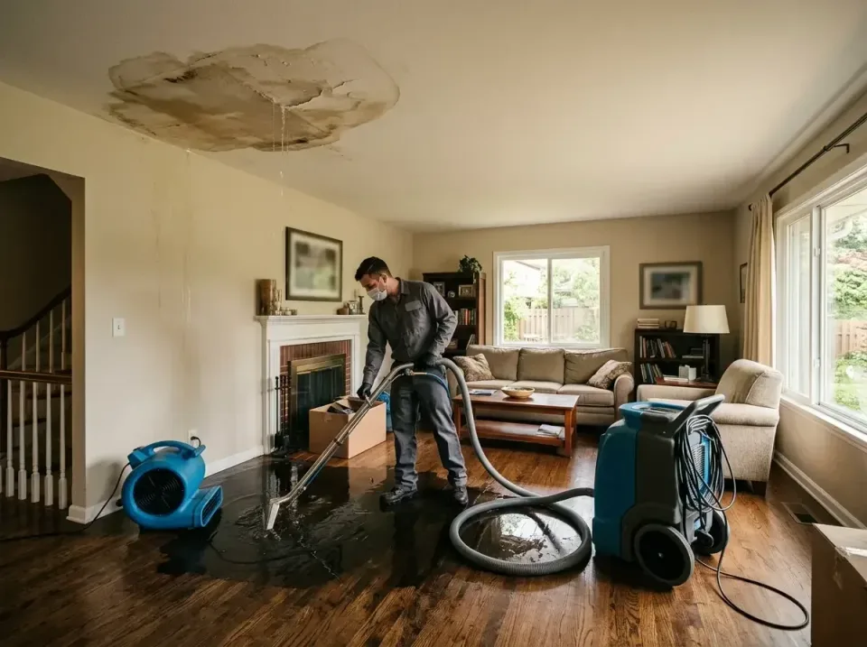 attic-pipe-burst-ceiling-drip-008 — frequently asked questions, Water Damage Restoration & Carpet Care in Okauchee Lake, WI